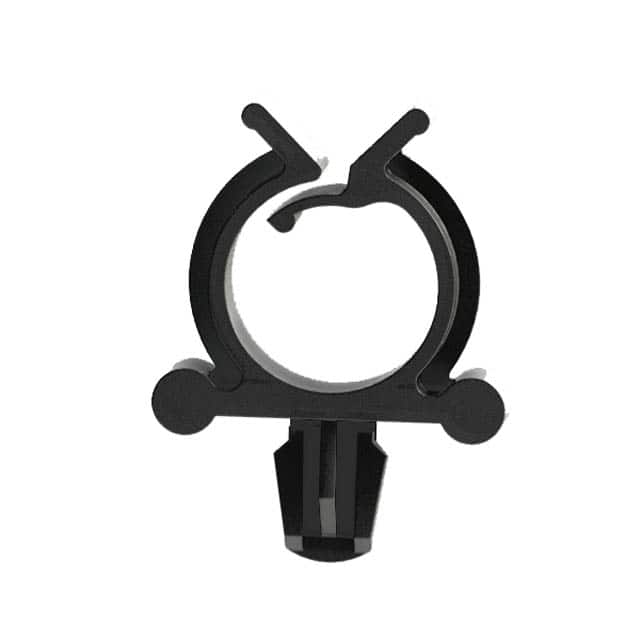 RWS-10-01BK CBL CLIP WIRE SADDLE BLK ARROW