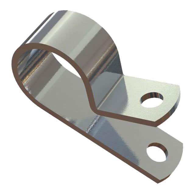 AL8A CBL CLAMP P-TYPE SILVER FASTENER