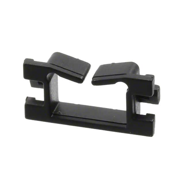EWSE-1-01 CBL CLIP WIRE SADDLE BLK PUSH IN