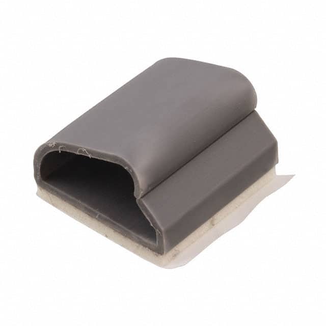 KKD-8-RT CBL CLIP C-TYPE GRAY ADHESIVE