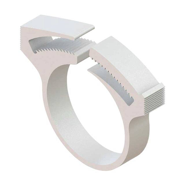 SHC-23 CBL CLAMP HOSE WHITE