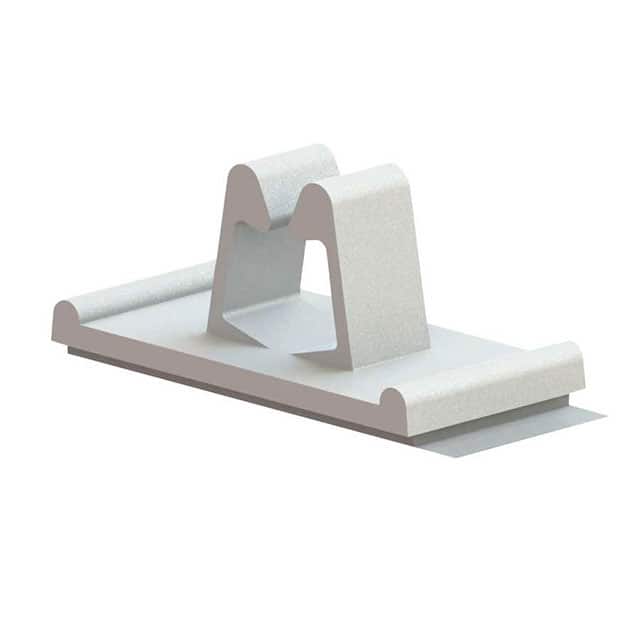 WCB-250-01A-RT CBL CLIP U-TYPE NATURAL ADHESIVE