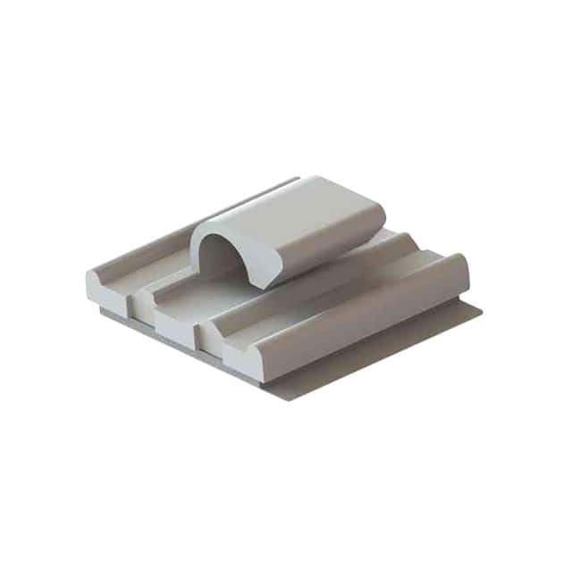 WCK-280-01A4-RT CBL CLIP C-TYPE NATURAL ADHESIVE