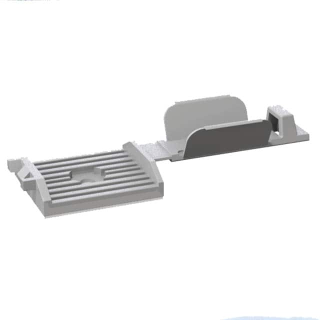 RDAFCC-25 CBL CLIP FLAT GRAY FASTENER