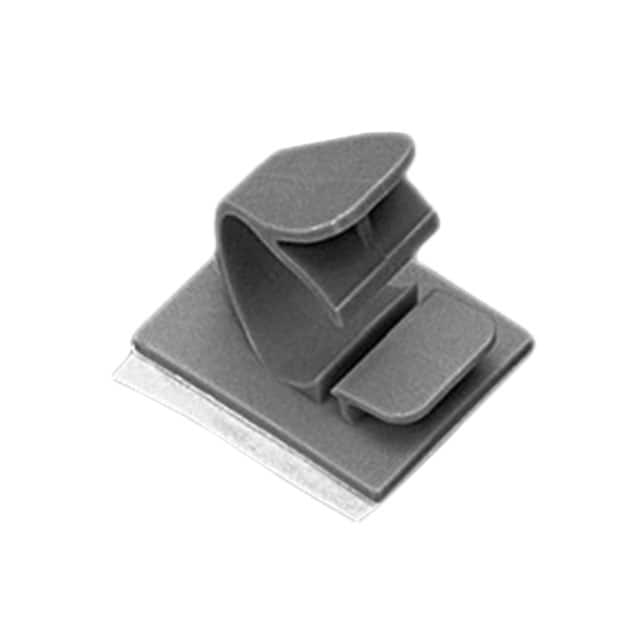 LWC100-A-C14 CBL CLIP WIRE SADDLE GRAY ADH