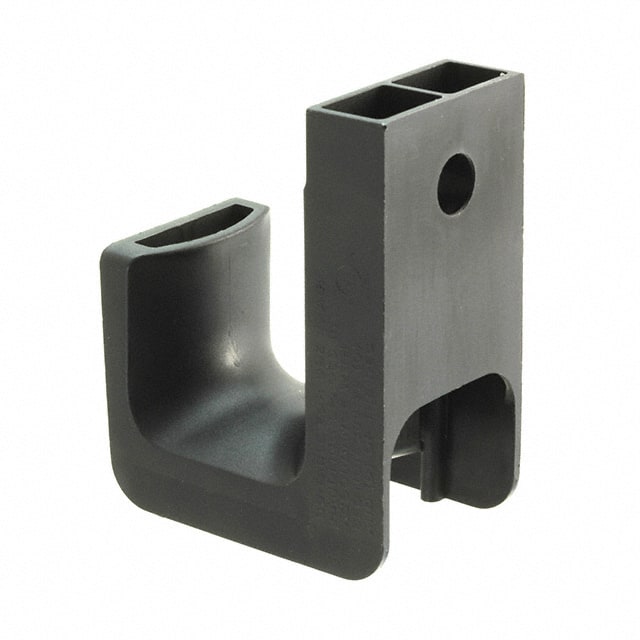 JP75W-L20 CBL SPRT J-HOOK BLACK WALL MNT