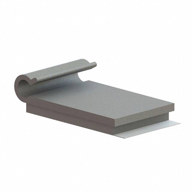 KKJ-6-RT CBL CLIP J-TYPE GRAY ADHESIVE