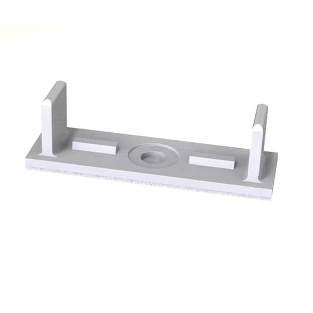 FCRC-21B-6A-RT CBL CLIP FLAT NATURAL ADHESIVE