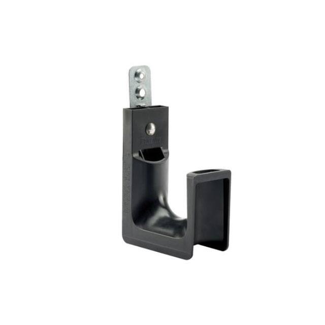 JP75WP2B-L20 CBL SPRT J-HOOK BLACK WALL MNT
