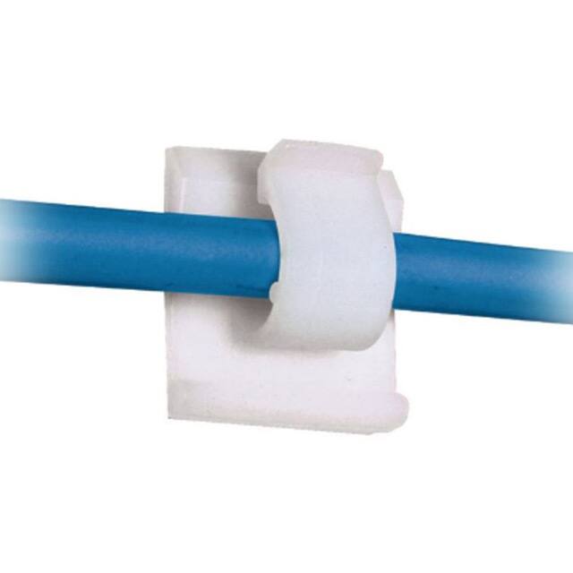 ACC19-A-M CBL CLIP C-TYPE NATURAL ADHESIVE
