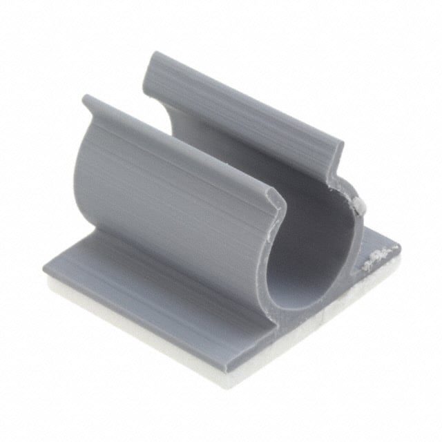 KKU-6-RT CBL CLIP U-TYPE GRAY ADHESIVE