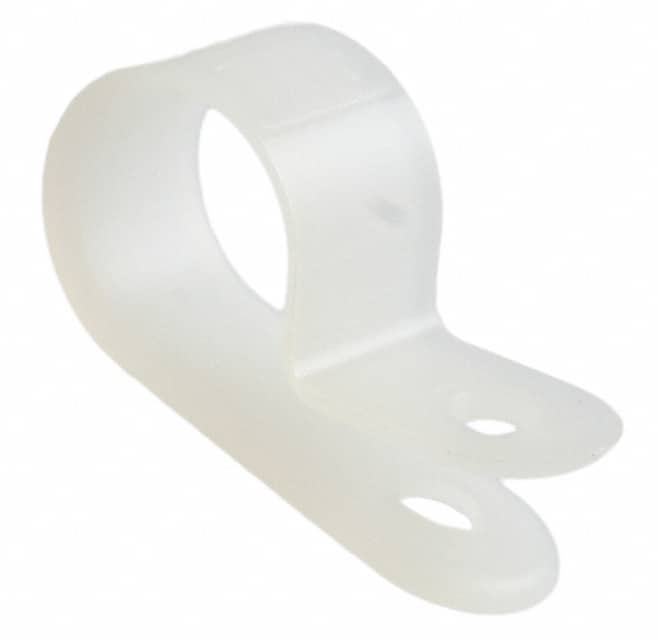 7630 CBL CLAMP P-TYPE WHITE FASTENER