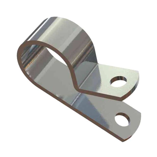 AL10A CBL CLAMP P-TYPE SILVER FASTENER