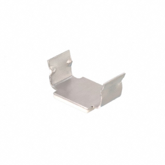 AFCC-08 CBL CLIP FLAT C-TYPE SILVER ADH