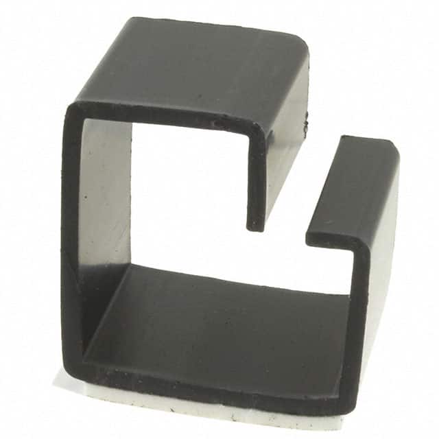 OFCC-16A-RT CBL CLIP C-TYPE BLACK ADHESIVE