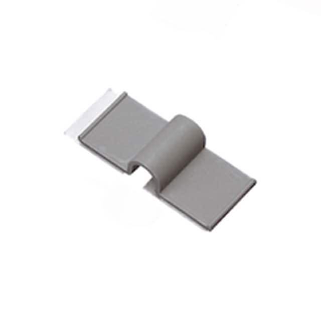 A2C25-A-C8 CBL CLIP U-TYPE GRAY ADHESIVE