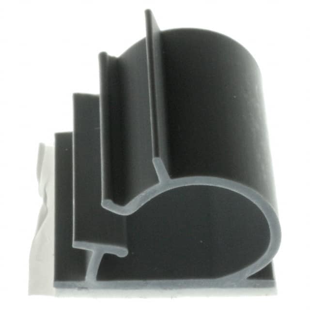 KKL-8-RT CBL CLIP C-TYPE GRAY ADHESIVE