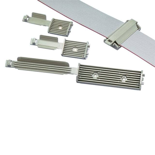 FCM2-S6-T14 CBL CLIP FLAT GRAY FASTENER