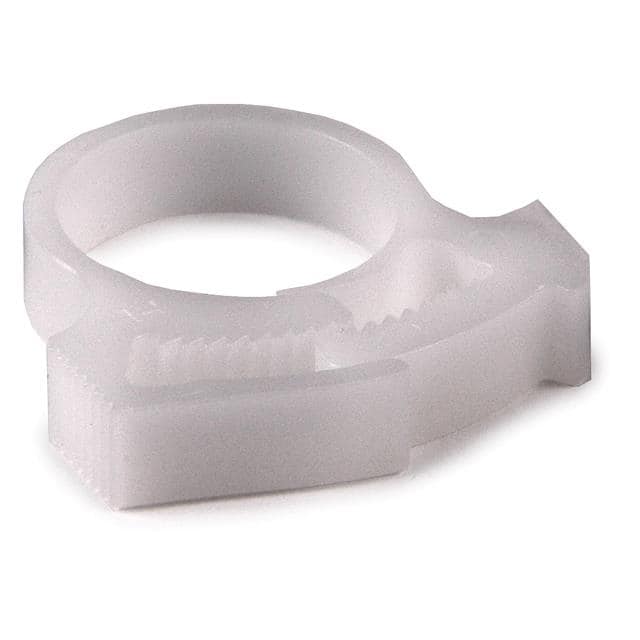 190-00302 CBL CLIP HOSE WHITE