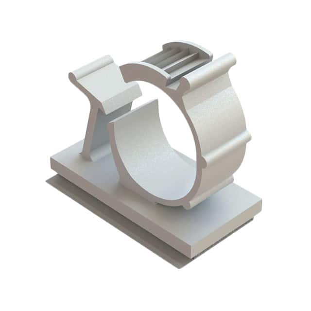 AKKSL-8710A-RT CBL CLIP C-TYPE NATURAL ADHESIVE