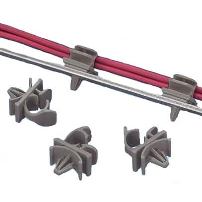 LWC100-H25-L20 CBL CLIP WIRE SADDLE BLACK ARROW