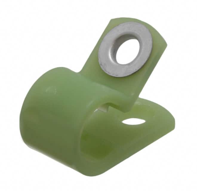 NM-6-R6 CBL CLAMP P-TYPE GREEN FASTENER