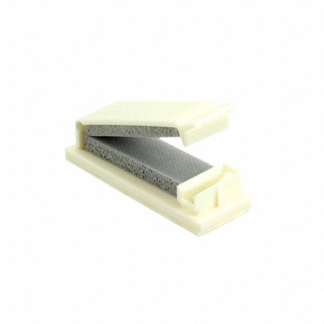 FCWSF-50-19 CBL CLIP FLAT NATURAL ADHESIVE