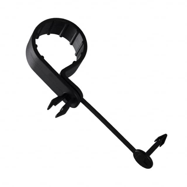 PC100-H25D-C0 CBL CLAMP P-TYPE BLACK PUSH IN