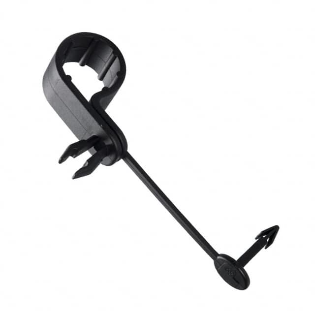 PC062-H25D-C0 CBL CLAMP P-TYPE BLACK PUSH IN