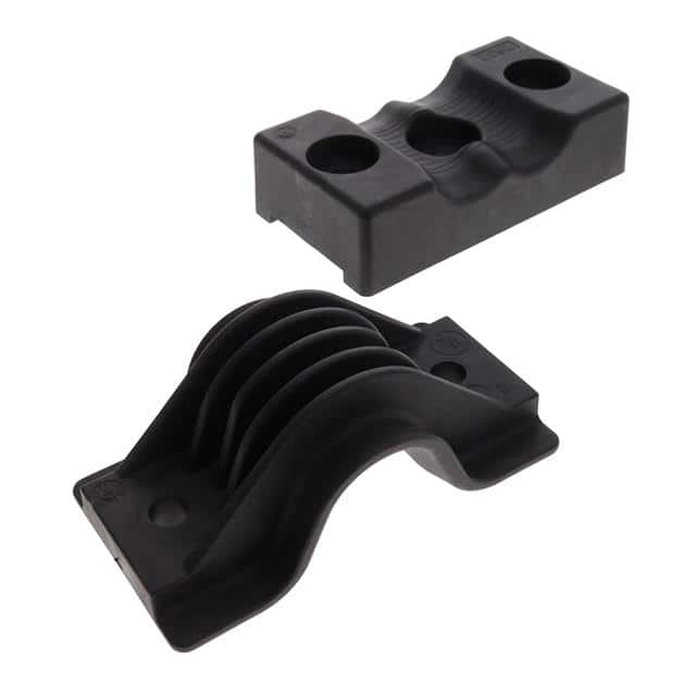 CCPLTR2633-X CBL CLEAT BLACK POLYMER