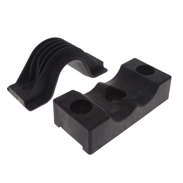 CCPLTR3745-X CBL CLEAT BLACK POLYMER