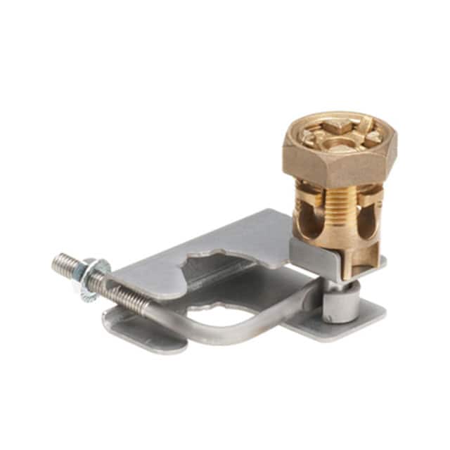 GPQC15-1/0 CBL CLAMP GROUND PIPE MOUNT ADJ