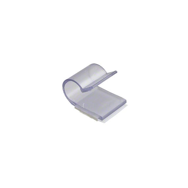 MKKJ-6-RT CBL CLIP J-TYPE CLEAR ADHESIVE