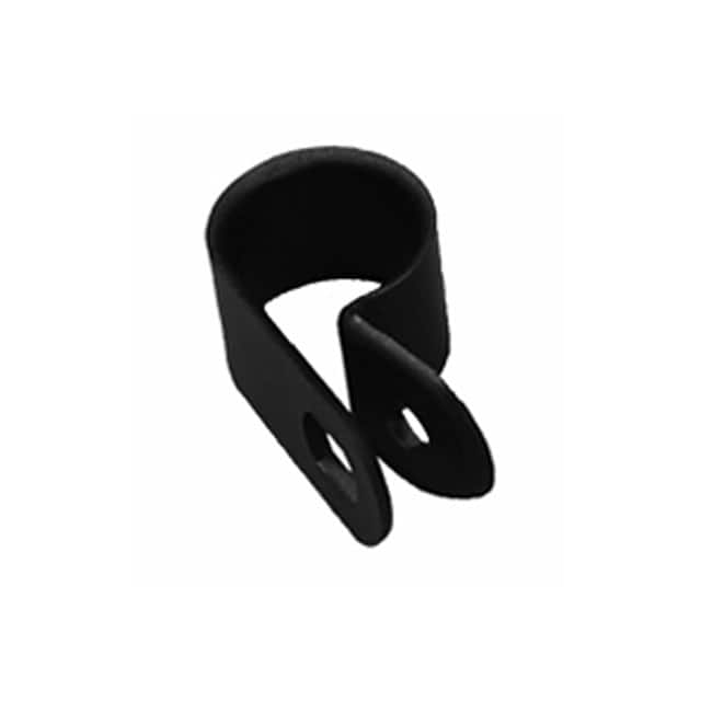 04-CCL2500 CLAMP 1/4IN BLK 100/BAG