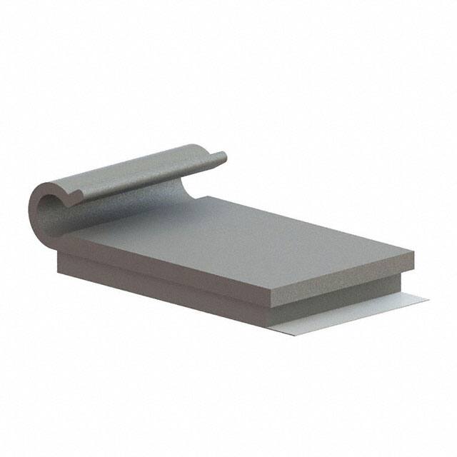 KKJ-3-RT CBL CLIP J-TYPE GRAY ADHESIVE