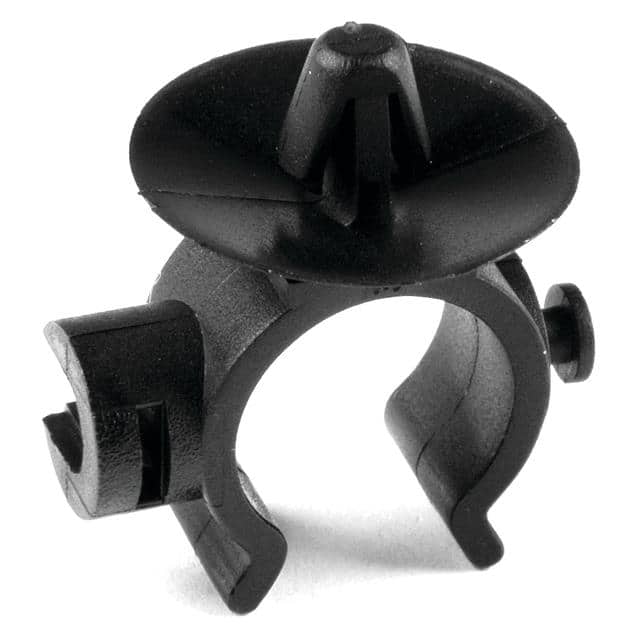 151-00096 CBL CLIP U-TYPE BLACK ARROWHEAD