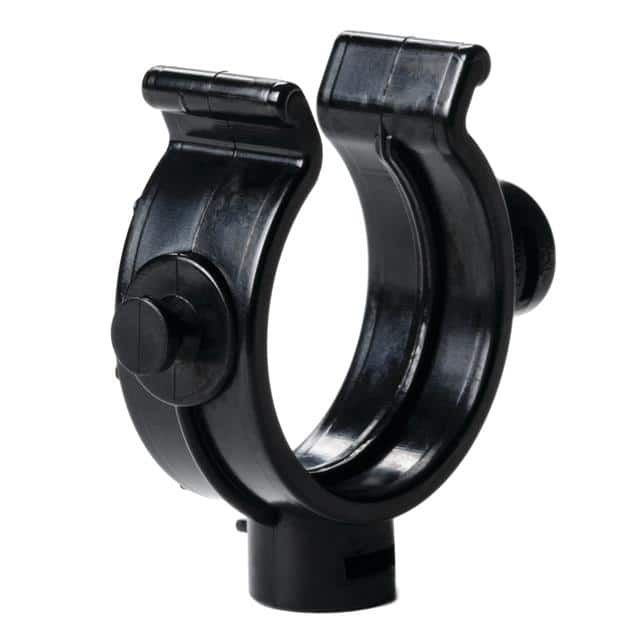 161-64008 CBL CLIP U-TYPE BLK PUSH IN 50PK