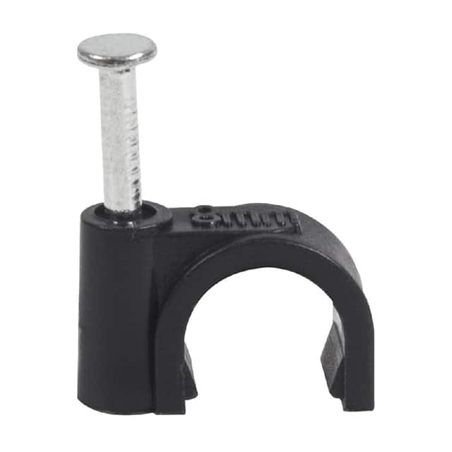 CC8-B-100-P CABLE CLIPS 8MM BLACK 100PACK
