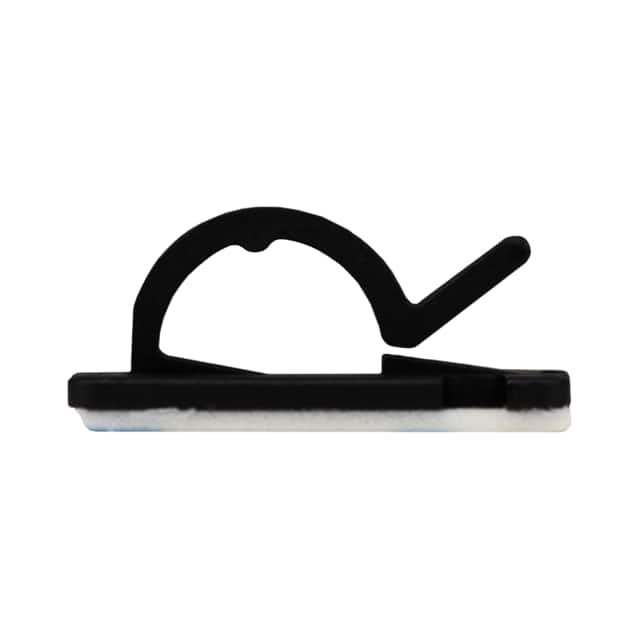 04-CLP002-0 CBL CLIP WIRE SADDLE BLK 50/BAG