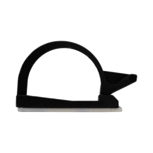 04-CLP004-0 CBL CLIP WIRE SADDLE BLK 50/BAG