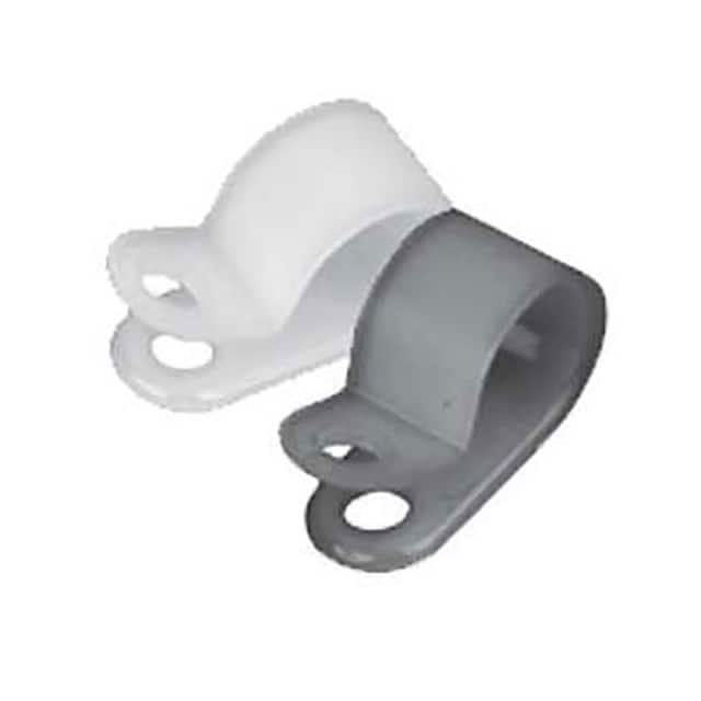 504612-100 NYLON CABLE CLAMPS, 1/4" DIAMETE