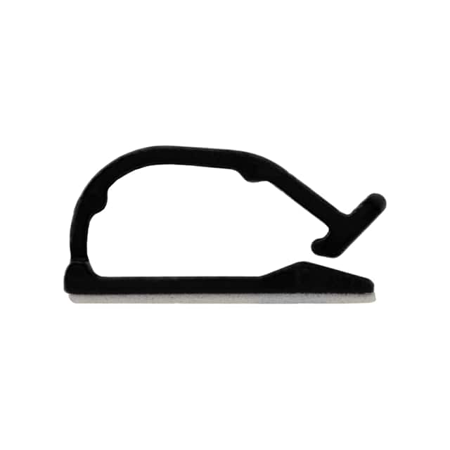 04-CLP006-0 CBL CLIP WIRE SADDLE BLK 50/BAG