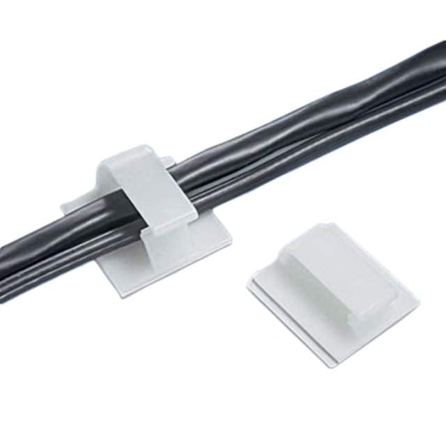 BEC62-A-L CBL CLIP WIRE SADDLE NAT ADH