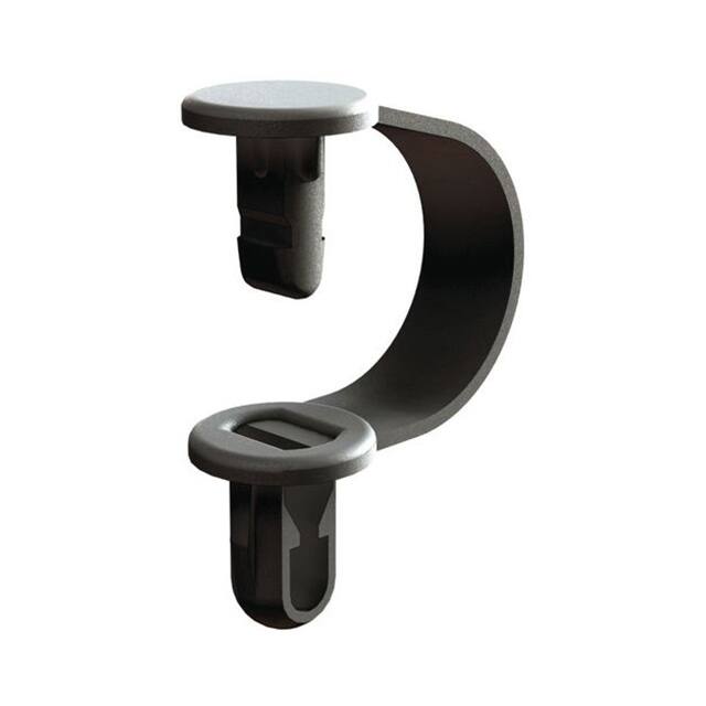 CH-3-10BK CBL CLIP BENDABLE BLACK PUSH IN
