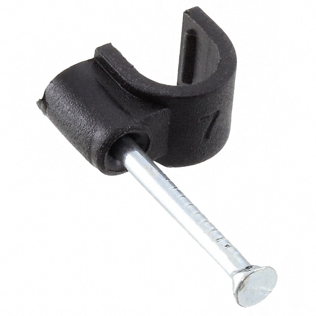 NC70 CBL CLIP U-TYPE BLACK FASTENER
