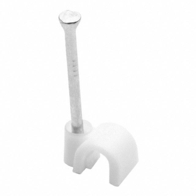 NC3.510 CBL CLIP U-TYPE WHITE FASTENER