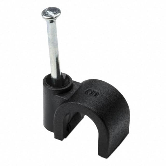 NC90 CBL CLIP U-TYPE BLACK FASTENER