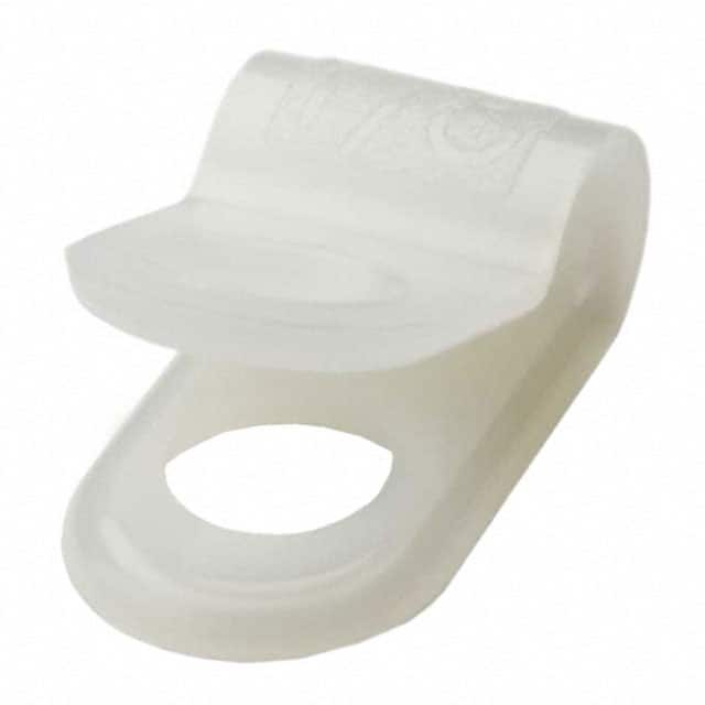 T3D012510M4 CBL CLAMP P-TYPE WHITE FASTENER