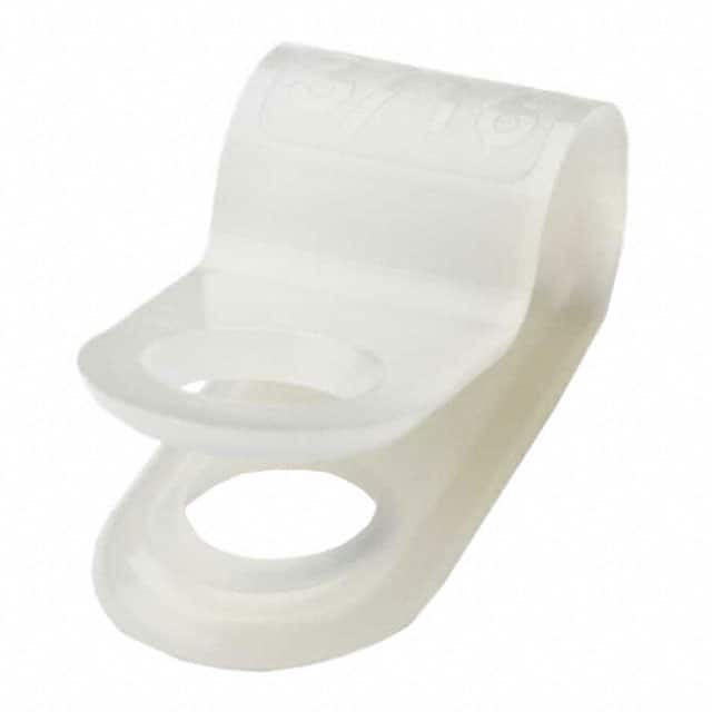 T3D018710M4 CBL CLAMP P-TYPE WHITE FASTENER