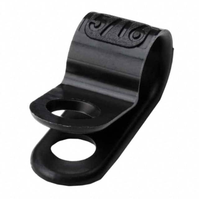 T3D03750M4 CBL CLAMP P-TYPE BLACK FASTENER